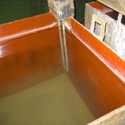 Футеровка ванни сепаратора